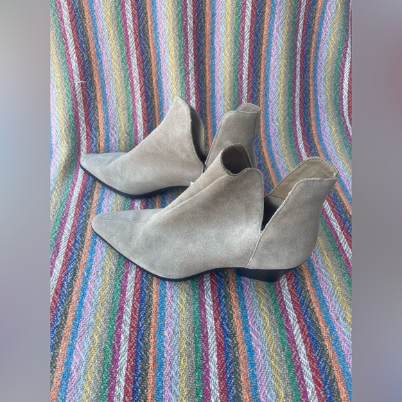 NWT Zara Suede Ankle Booties Sz 9 - Picture 3 of 10